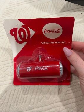 Coca Cola Red Mini Speaker with White Logos
